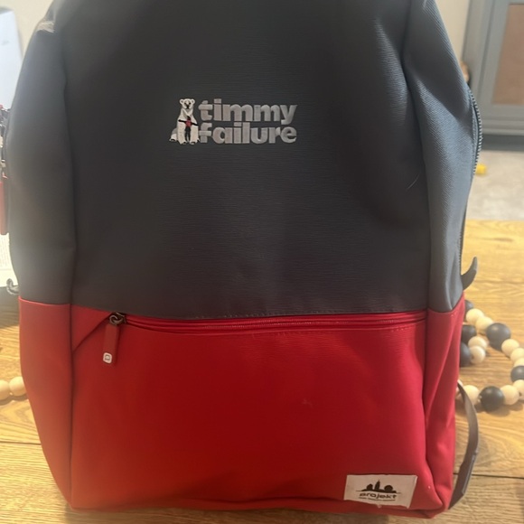 Projekt Karl Red/charcoal Backpack - Picture 3 of 7